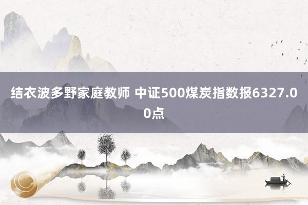 结衣波多野家庭教师 中证500煤炭指数报6327.00点